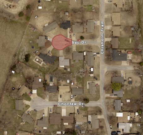 Map View – Sac Drive Cul-De-Sac