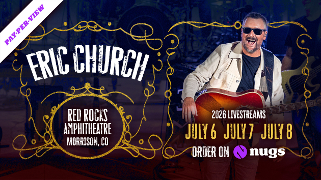 Enjoy Eric Church’s July Red Rocks shows from the comfort of home ...